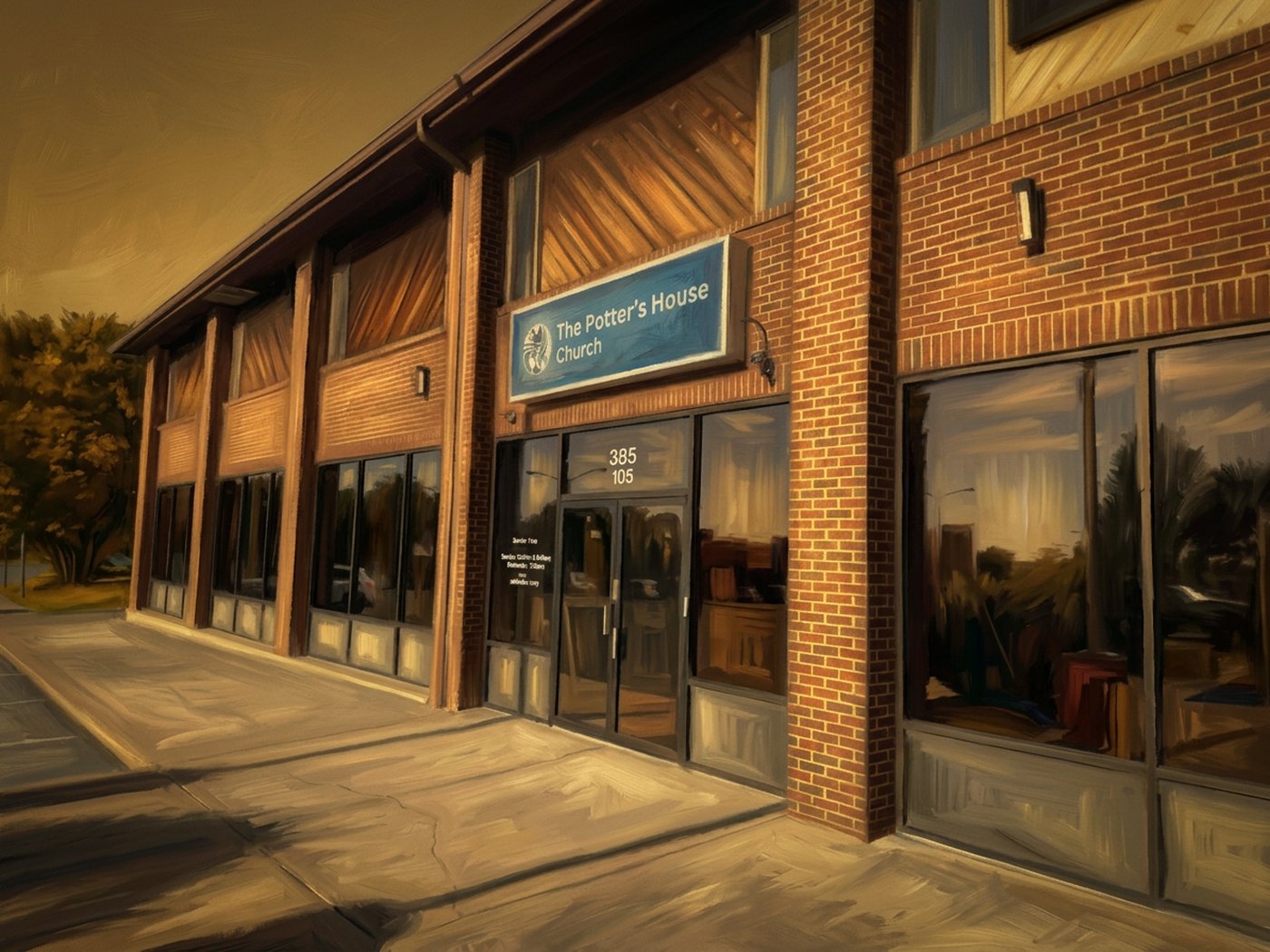 The Potter's House Stafford at 385 Garrisonville Rd, golden hour