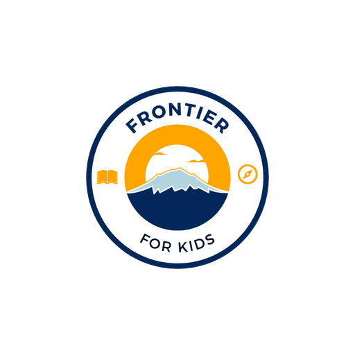 Frontier kids ministry logo at The Potter's House Stafford